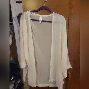 Chiffon cardigan